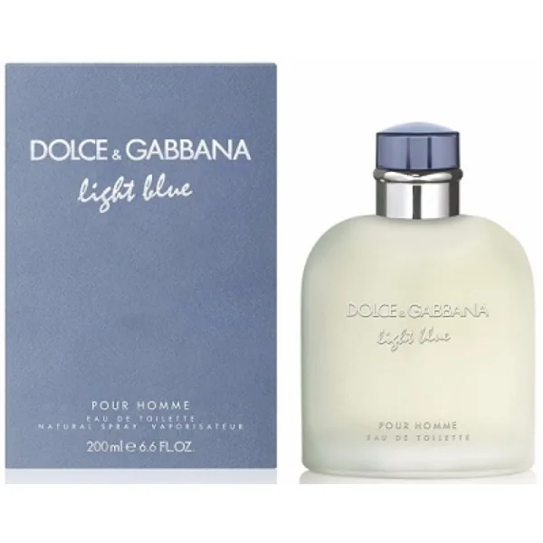 Dolce gabbana light blue edt 200 ml pour homme