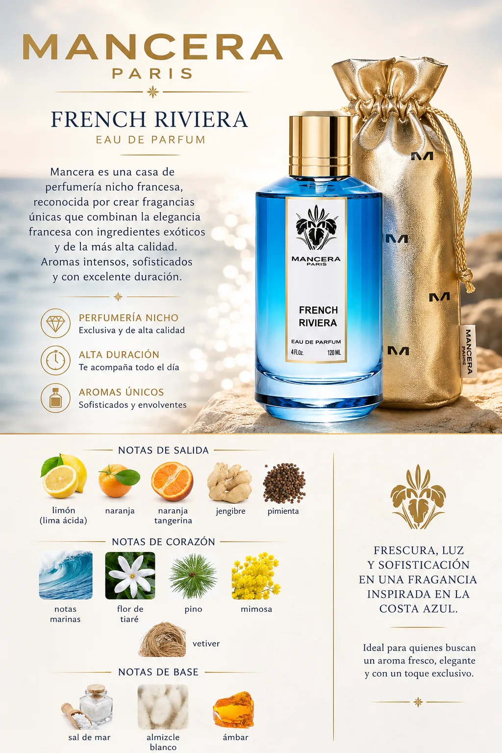 French Riviera Mancera 120 ml edp