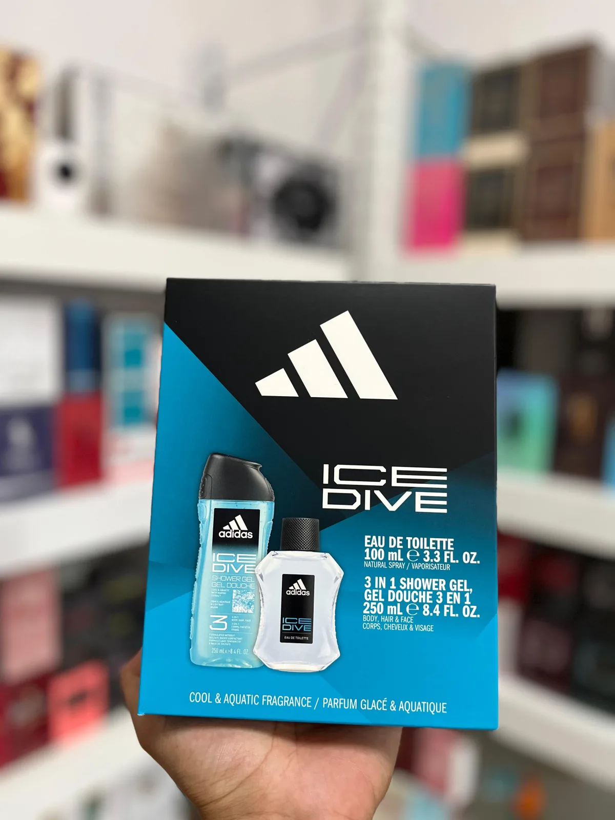 Set Adidas Ice Dive Edt 100ml+Gel de baño