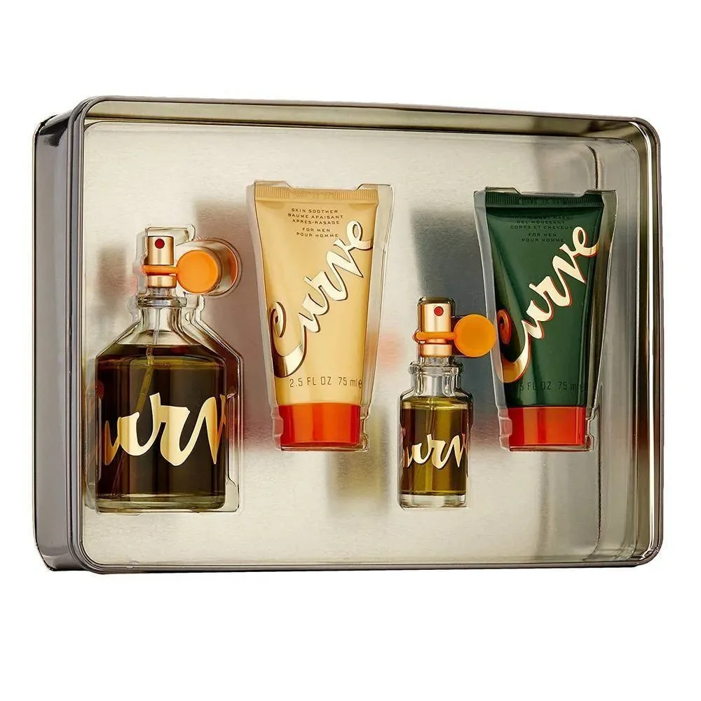 Set Curve Tradicional de Hombre 4 Piezas