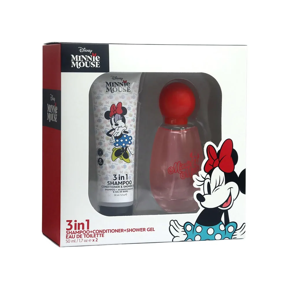 Set de Minnie Mouse 3 en 1 Perfume + Shampoo 50ml
