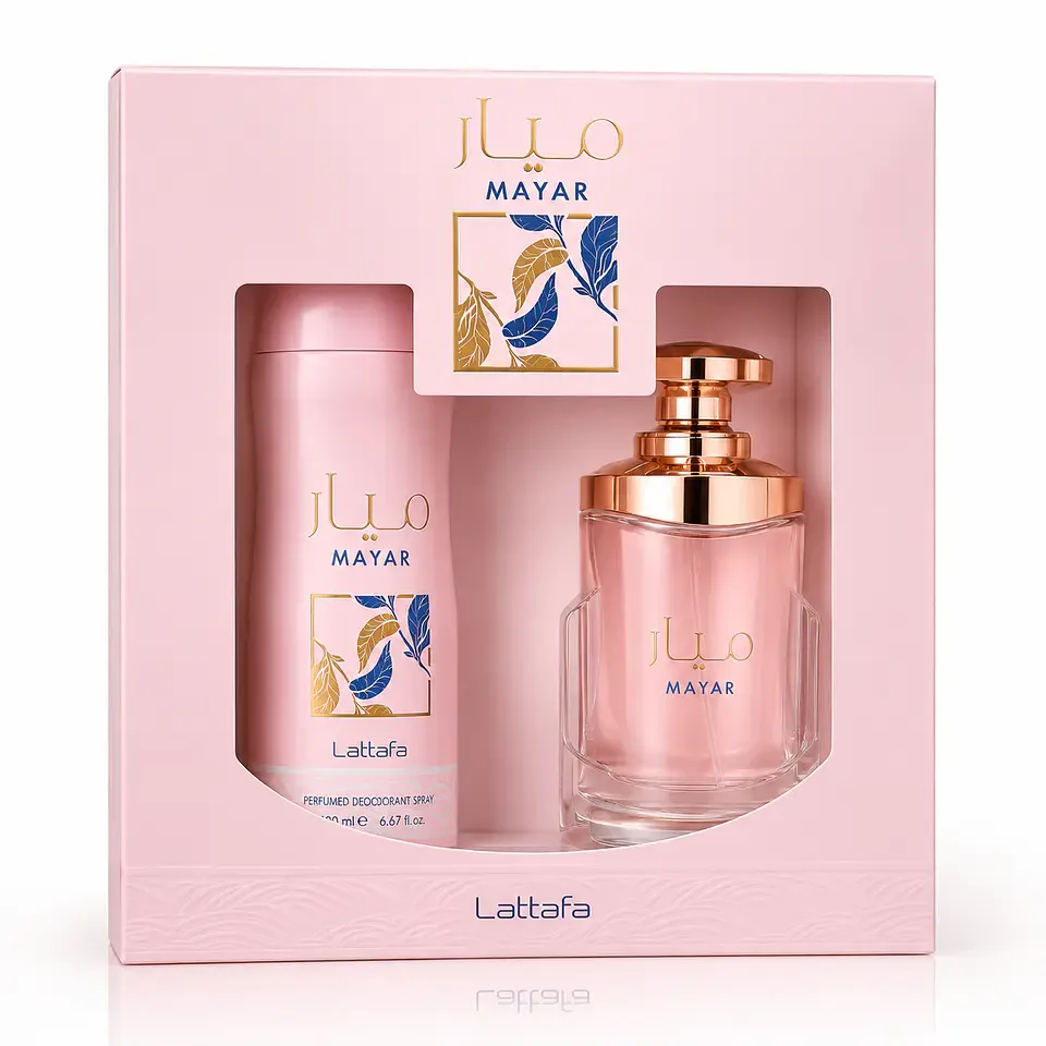 Set Lattafa Mayar – Eau de Parfum 100ml + Body Spray 200ml