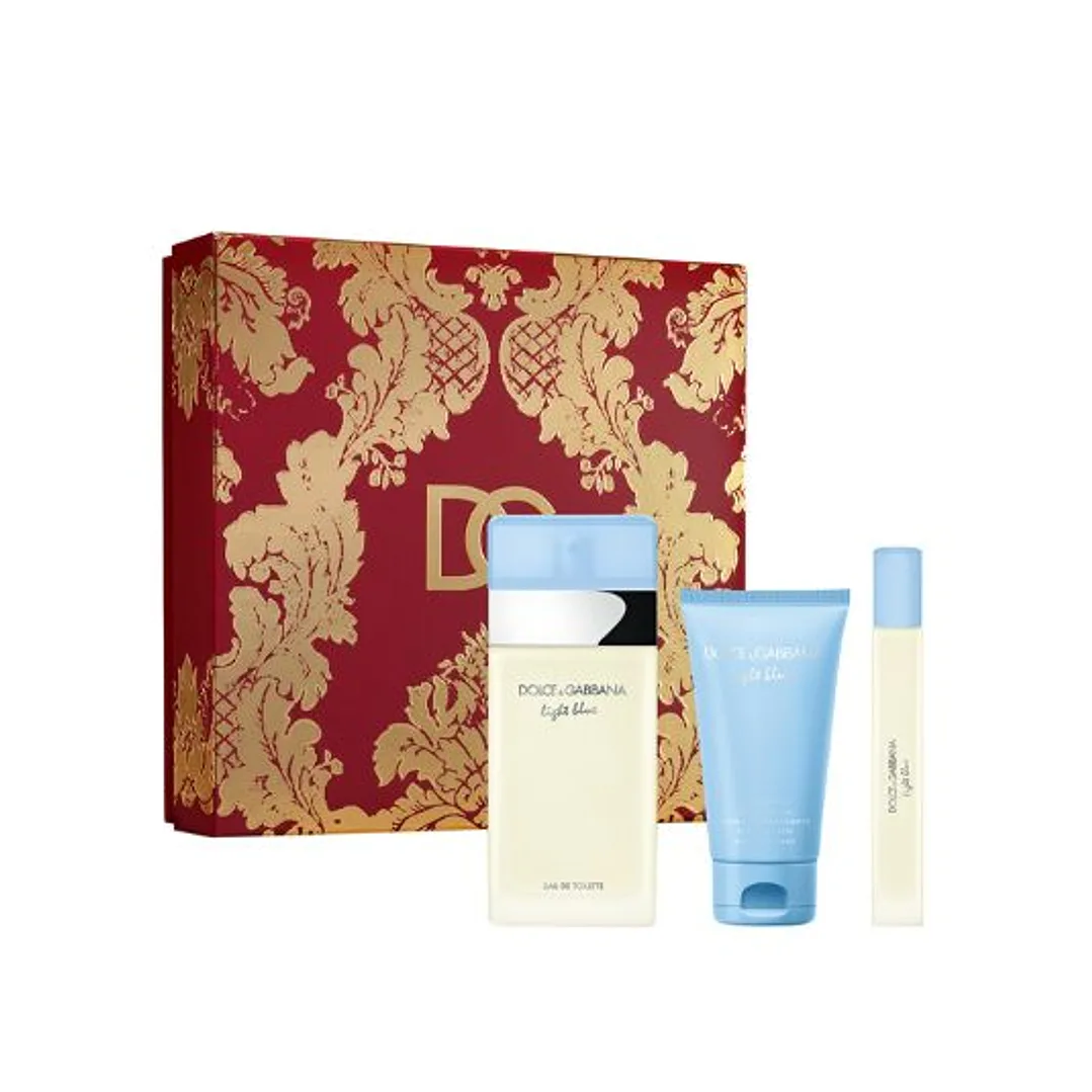 Set Light Blue Dolce Gabbana Mujer 3 Piezas