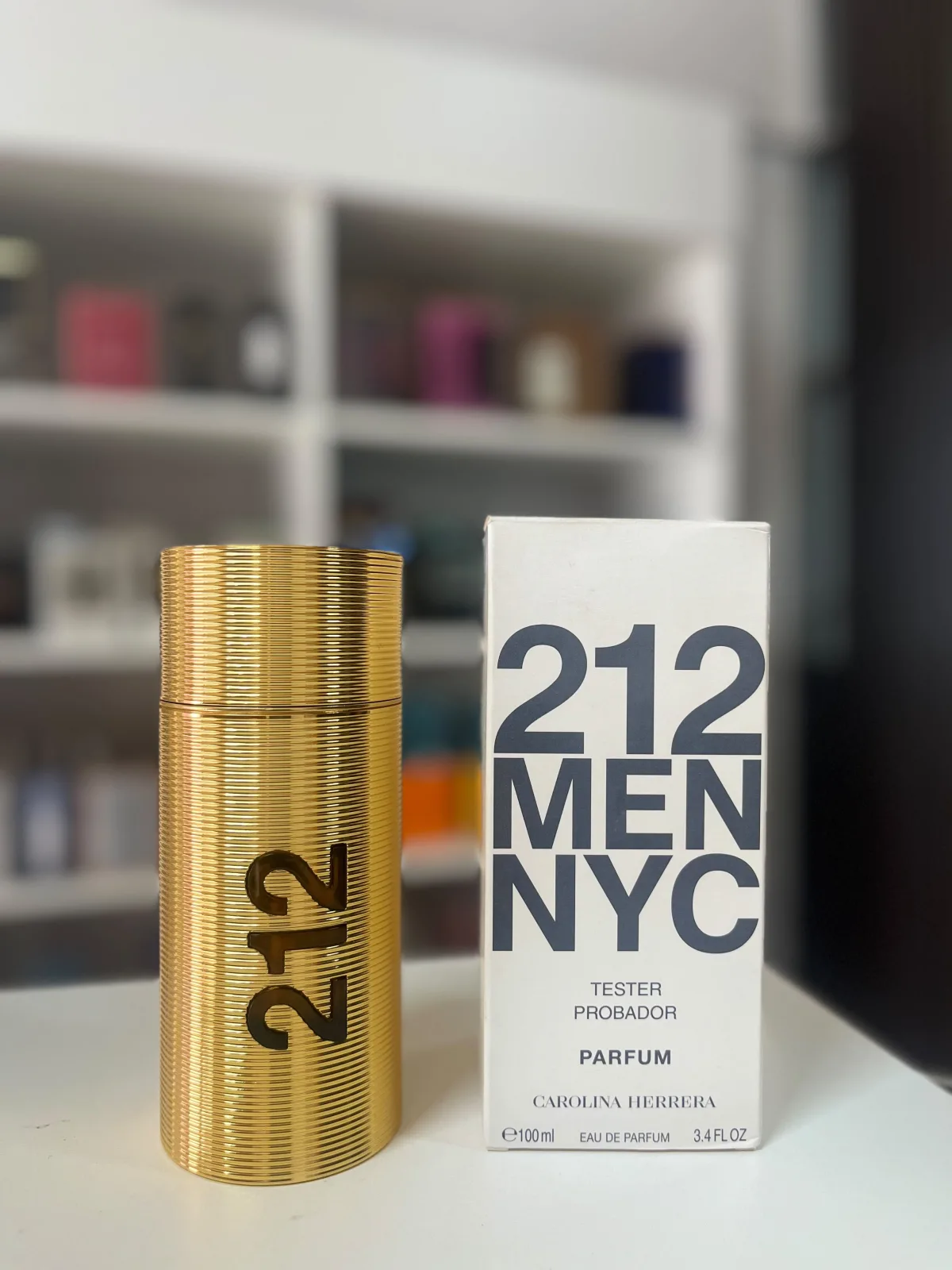 Tester Carolina Herrera 212 Men Parfum 100ml