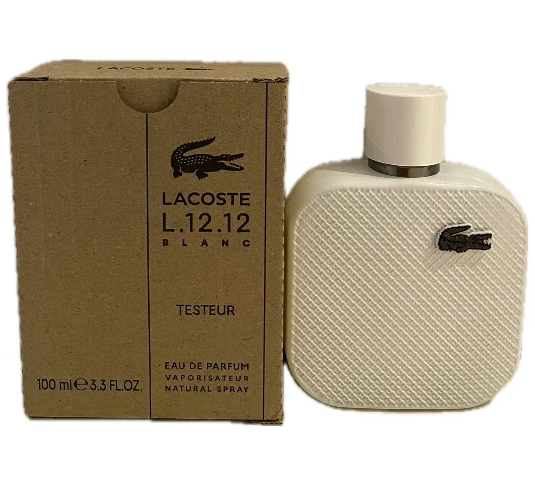 Tester Lacoste Blanc L.12.12 100 ml edt